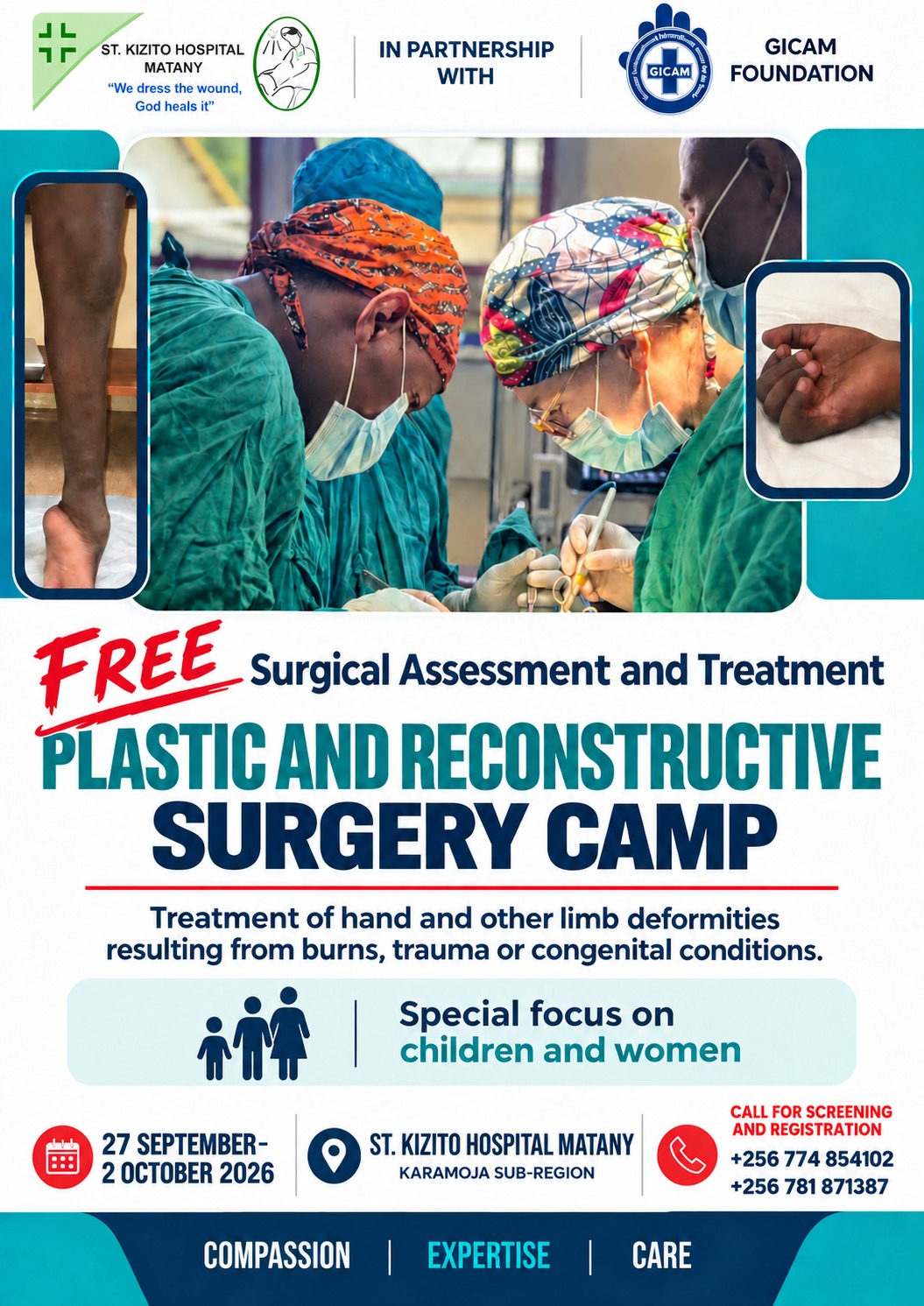 St. Kizito Hospital Matany - Plastic and Reconstructive Surgery Camp St. Kizito Hospital Matany - Plastic and Reconstructive Surgery Camp